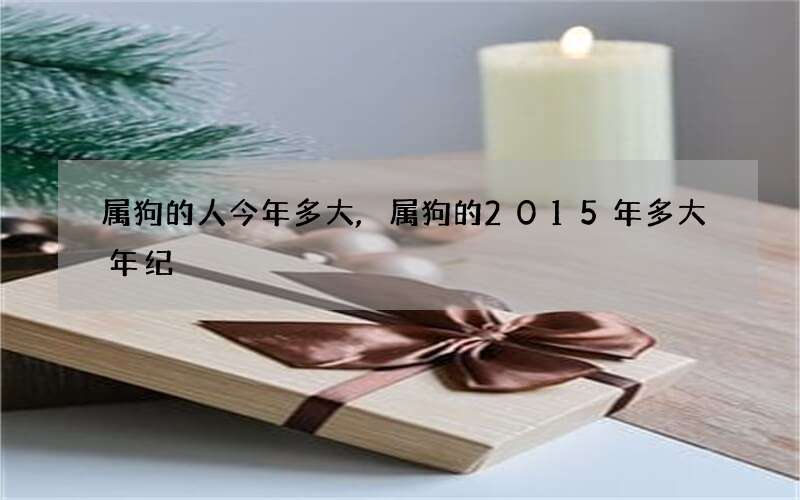 属狗的人今年多大,属狗的2015年多大年纪