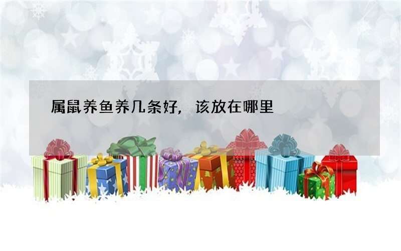 属鼠养鱼养几条好,该放在哪里