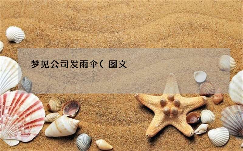 梦见公司发雨伞